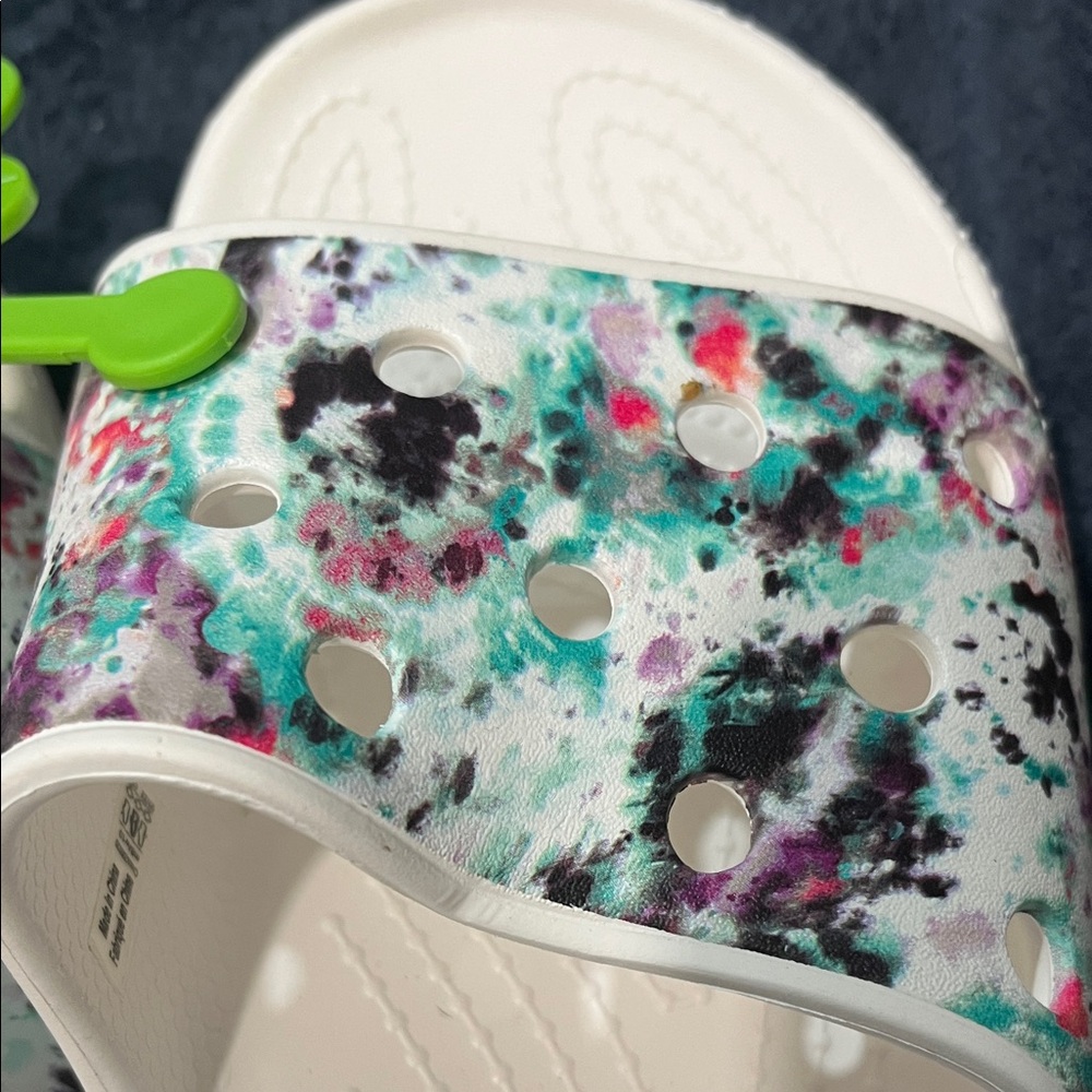 New Unisex CROCS Iconic Crocs Comfort Sandals Tie Dye . - Picture 4 of 10